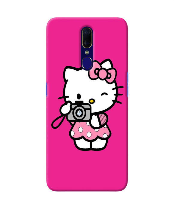 Hello Kitty Cam Pink Oppo F11 Back Cover