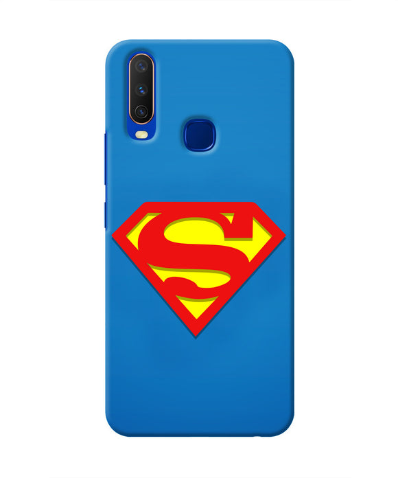 Superman Blue Vivo Y15/Y17 Real 4D Back Cover