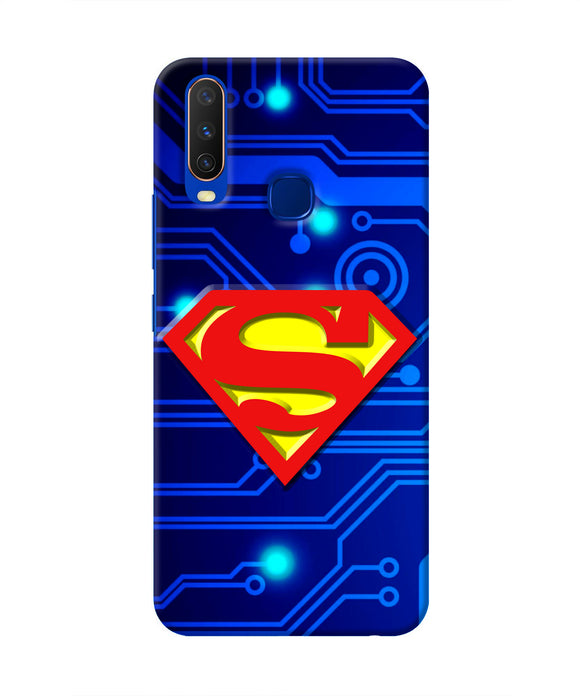 Superman Abstract Vivo Y15/Y17 Real 4D Back Cover