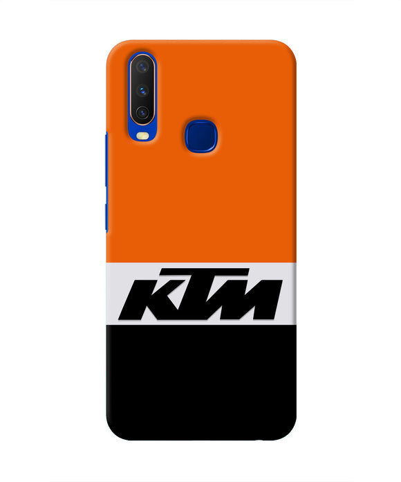 KTM Colorblock Vivo Y15/Y17 Real 4D Back Cover