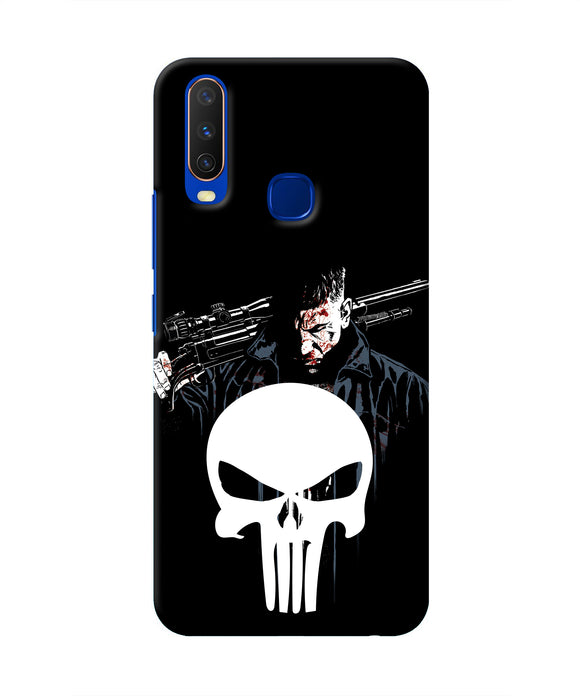 Punisher Character Vivo Y15/Y17 Real 4D Back Cover