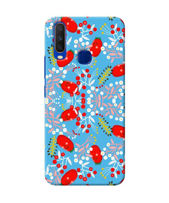 Small Red Animation Pattern Vivo Y15 / Y17 Back Cover
