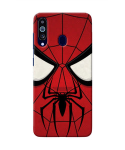 Spiderman Face Samsung M40/A60 Real 4D Back Cover