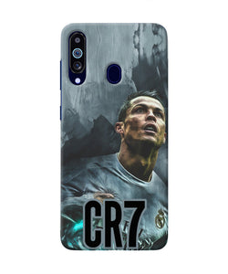 Christiano Ronaldo Grey Samsung M40/A60 Real 4D Back Cover