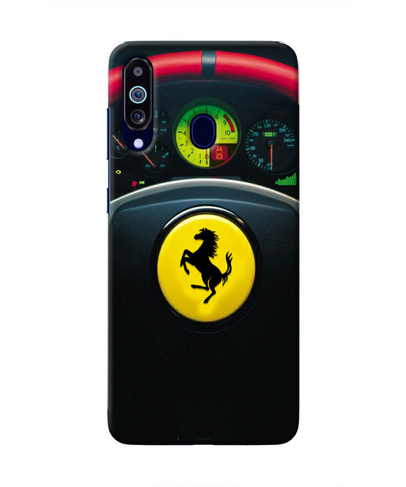 Ferrari Steeriing Wheel Samsung M40/A60 Real 4D Back Cover