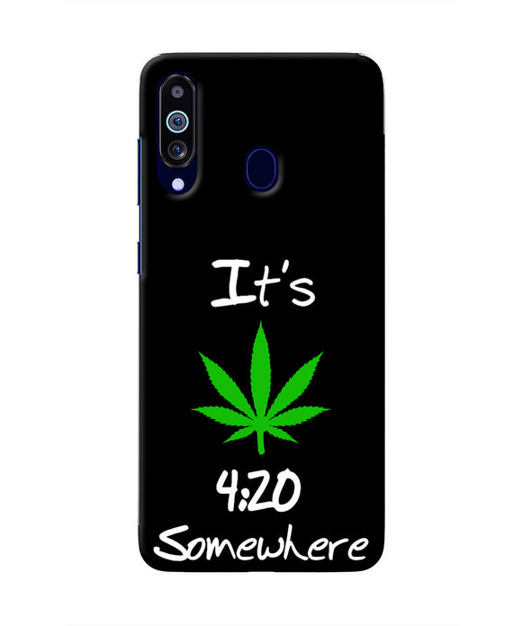 Weed Quote Samsung M40/A60 Real 4D Back Cover