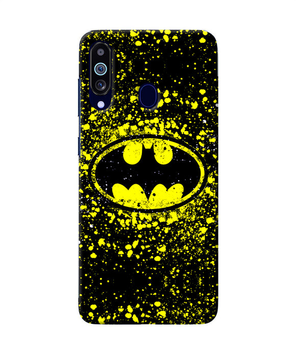 Batman Last Knight Print Yellow Samsung M40 / A60 Back Cover