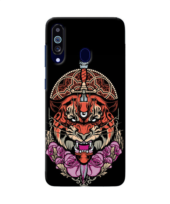 Abstract Tiger Samsung M40 / A60 Back Cover