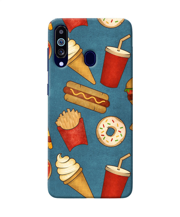 Abstract Food Print Samsung M40 / A60 Back Cover