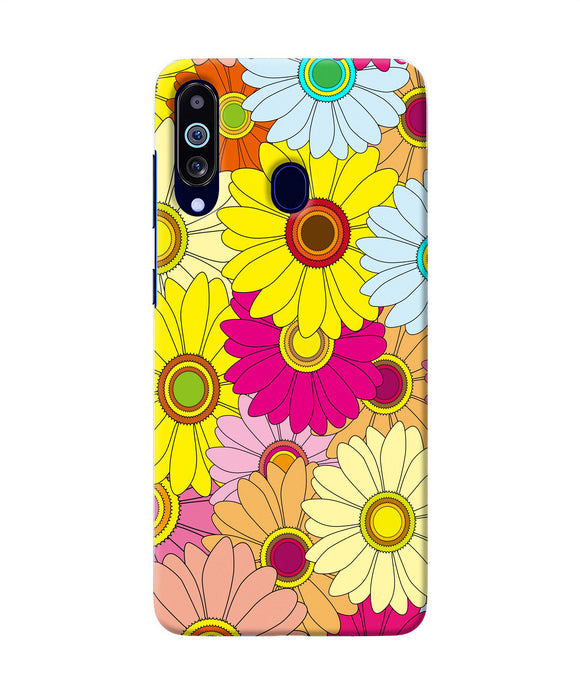 Abstract Colorful Flowers Samsung M40 / A60 Back Cover