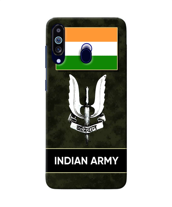 Indian Flag Balidan Logo Samsung M40 / A60 Back Cover