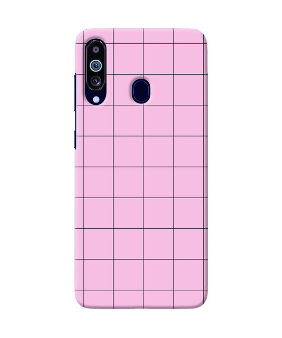 Pink Square Print Samsung M40 / A60 Back Cover