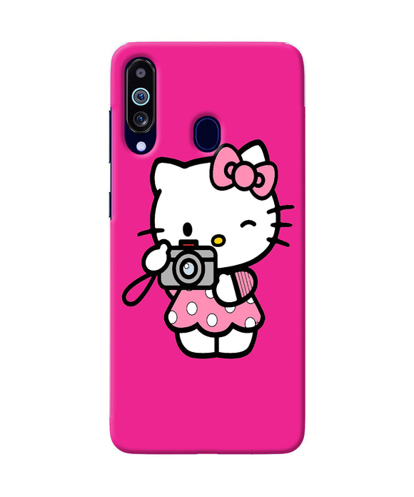 Hello Kitty Cam Pink Samsung M40 / A60 Back Cover