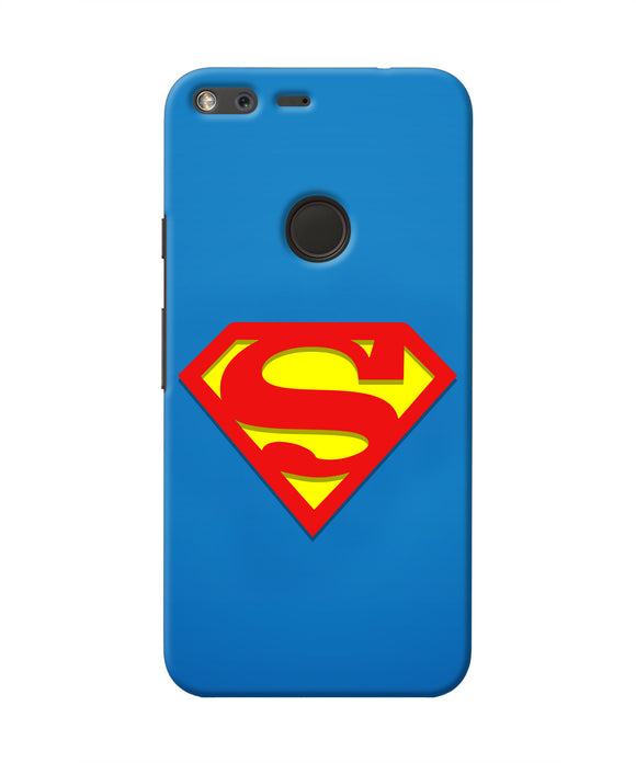 Superman Blue Google Pixel Real 4D Back Cover