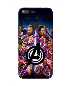 Avengers Superheroes Google Pixel Real 4D Back Cover