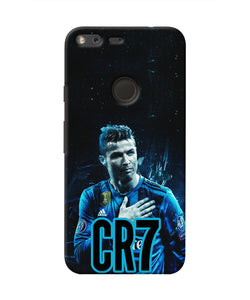 Christiano Ronaldo Blue Google Pixel Real 4D Back Cover