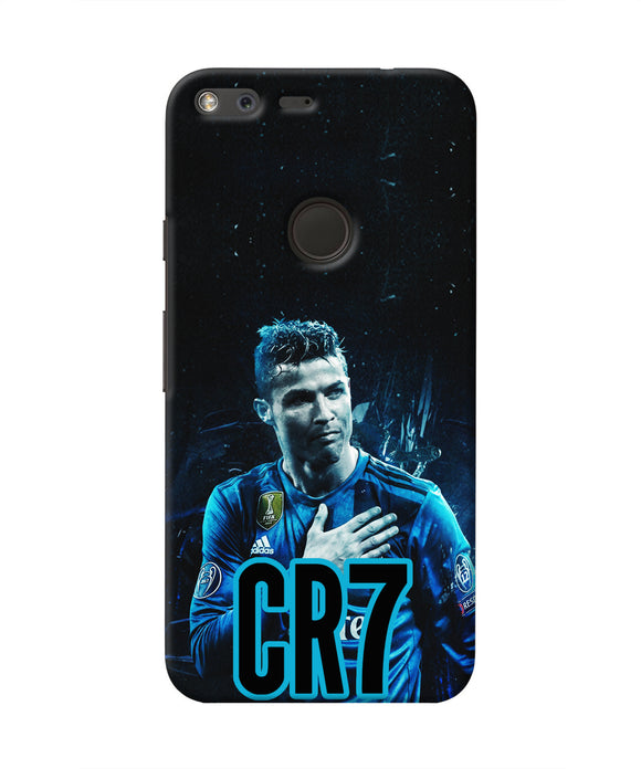 Christiano Ronaldo Blue Google Pixel Real 4D Back Cover