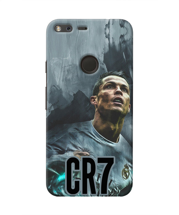 Christiano Ronaldo Grey Google Pixel Real 4D Back Cover