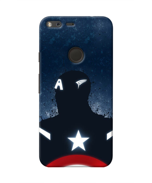 Captain america Shield Google Pixel Real 4D Back Cover