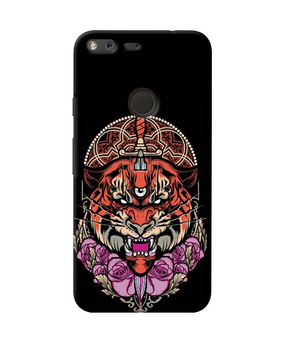 Abstract Tiger Google Pixel Back Cover