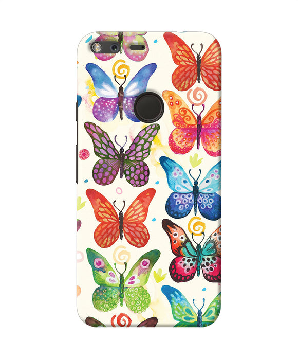Abstract Butterfly Print Google Pixel Back Cover