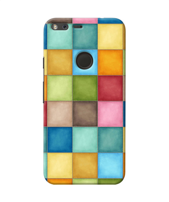 Abstract Colorful Squares Google Pixel Back Cover