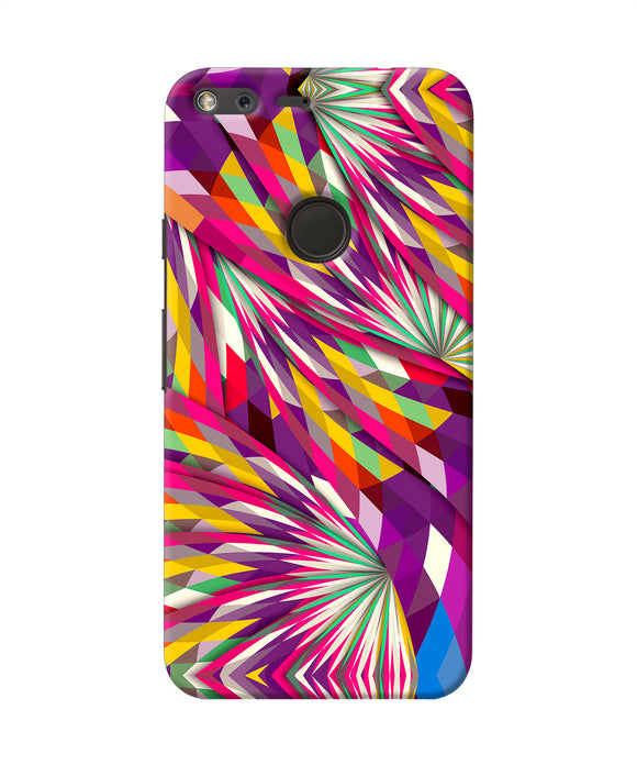 Abstract Colorful Print Google Pixel Back Cover