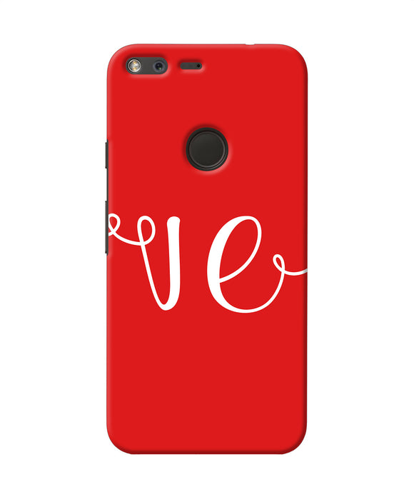 Love Two Google Pixel Back Cover