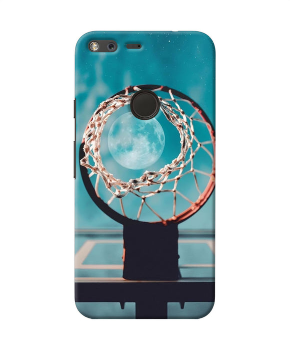 Basket Ball Moon Google Pixel Back Cover