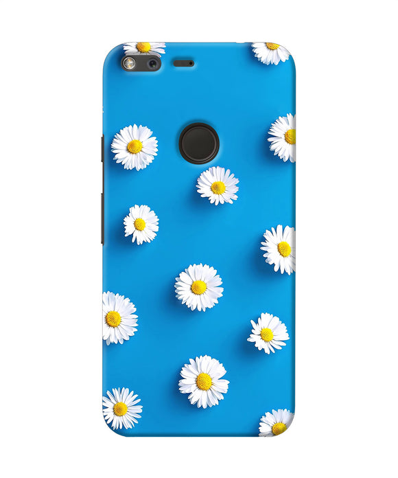 White Flowers Google Pixel Back Cover