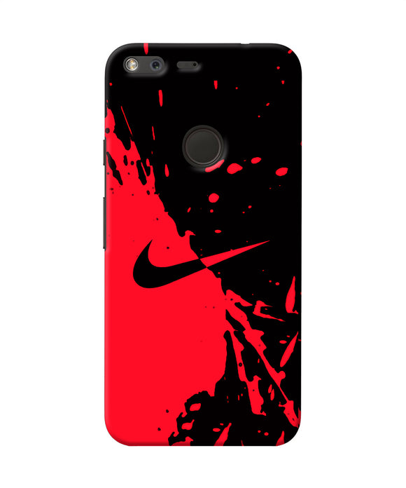 Nike Red Black Poster Google Pixel Back Cover