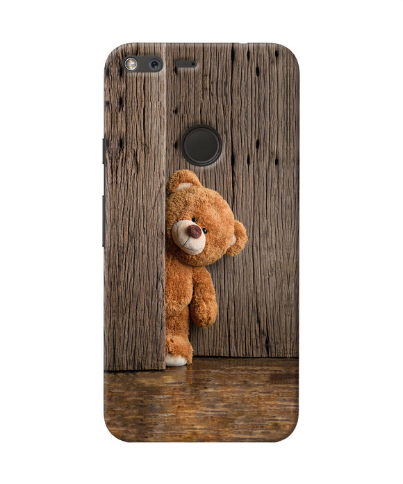 Teddy Wooden Google Pixel Back Cover