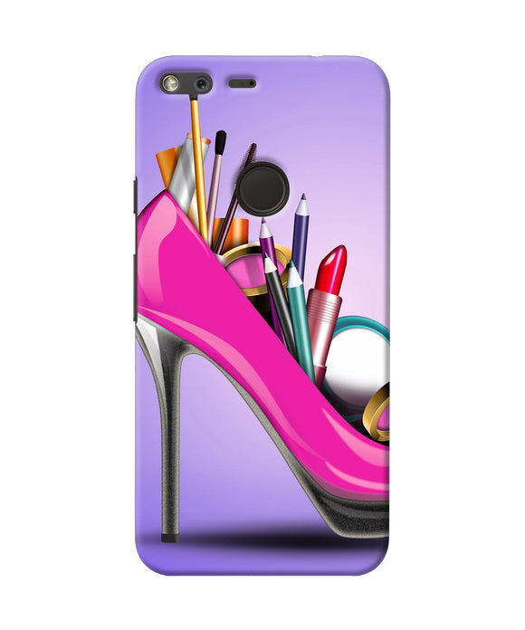 Makeup Heel Shoe Google Pixel Back Cover
