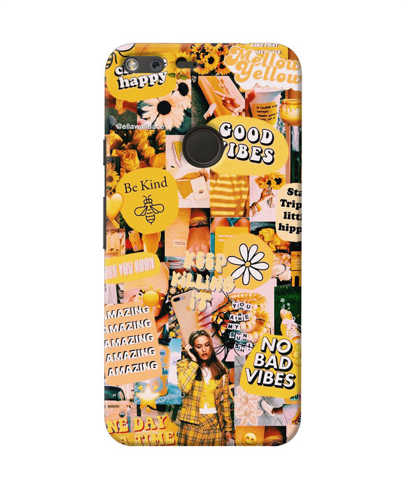 Good Vibes Poster Google Pixel Back Cover