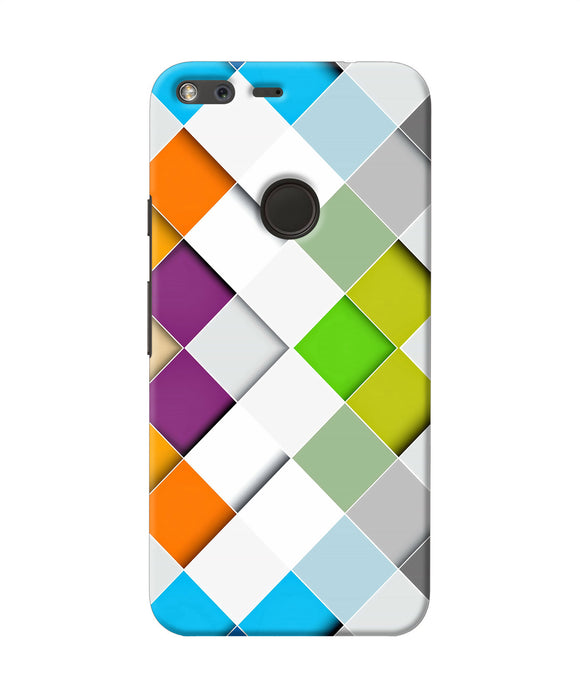 Abstract Color Box Google Pixel Back Cover