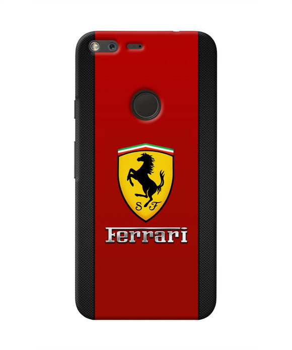 Ferrari Abstract Maroon Google Pixel XL Real 4D Back Cover