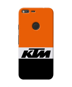 KTM Colorblock Google Pixel XL Real 4D Back Cover