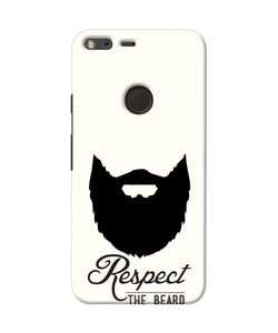 Respect the Beard Google Pixel XL Real 4D Back Cover