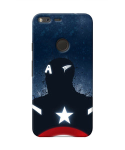 Captain america Shield Google Pixel XL Real 4D Back Cover