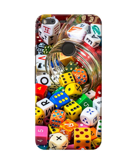 Colorful Dice Google Pixel XL Back Cover