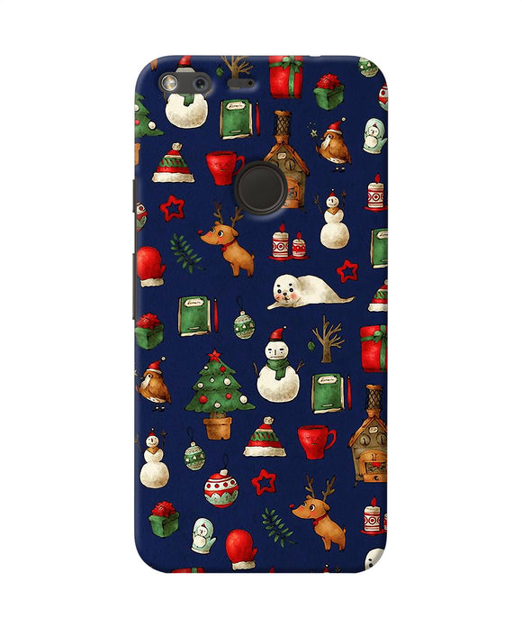 Canvas Christmas Print Google Pixel Xl Back Cover
