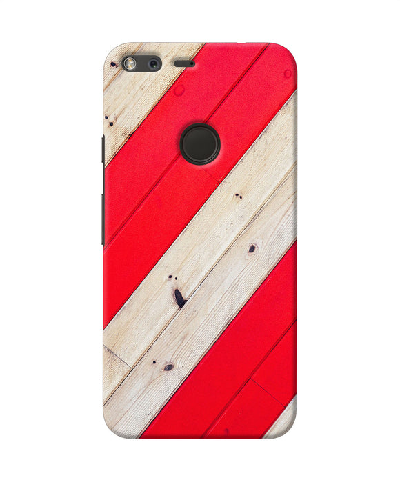 Abstract Red Brown Wooden Google Pixel Xl Back Cover