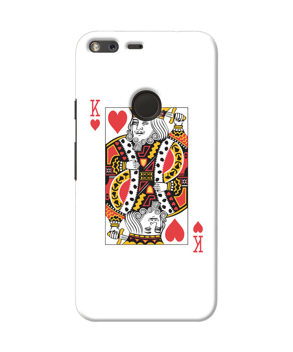 Heart King Card Google Pixel Xl Back Cover
