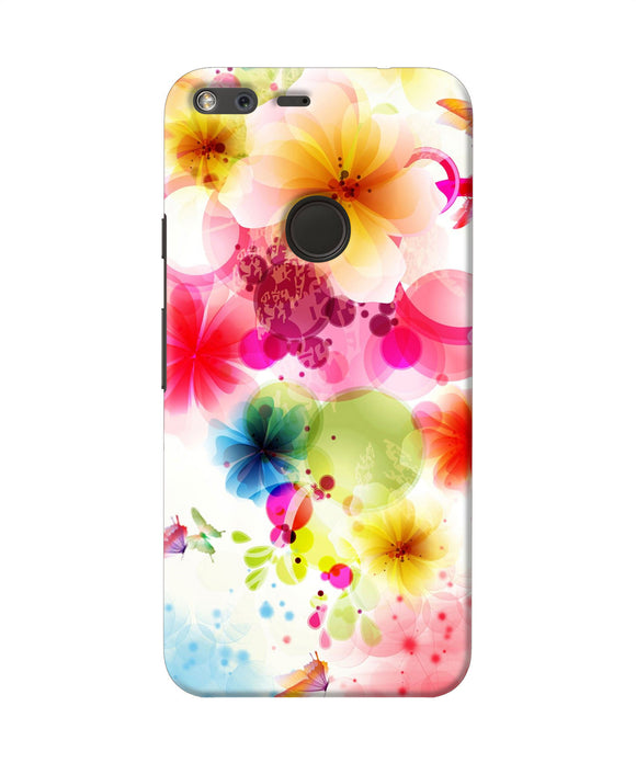 Flowers Print Google Pixel Xl Back Cover