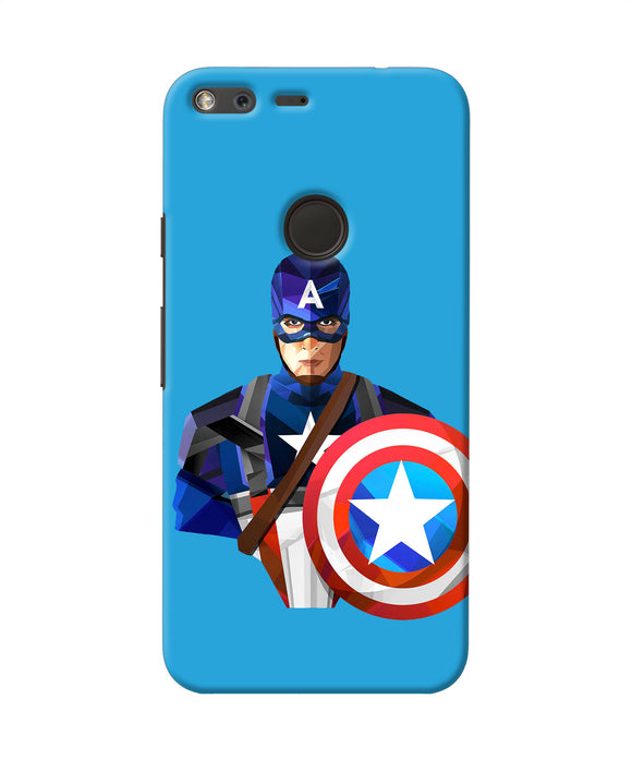 Captain America Character Google Pixel Xl Back Cover