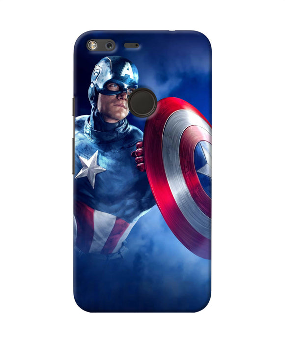 Captain America On Sky Google Pixel Xl Back Cover