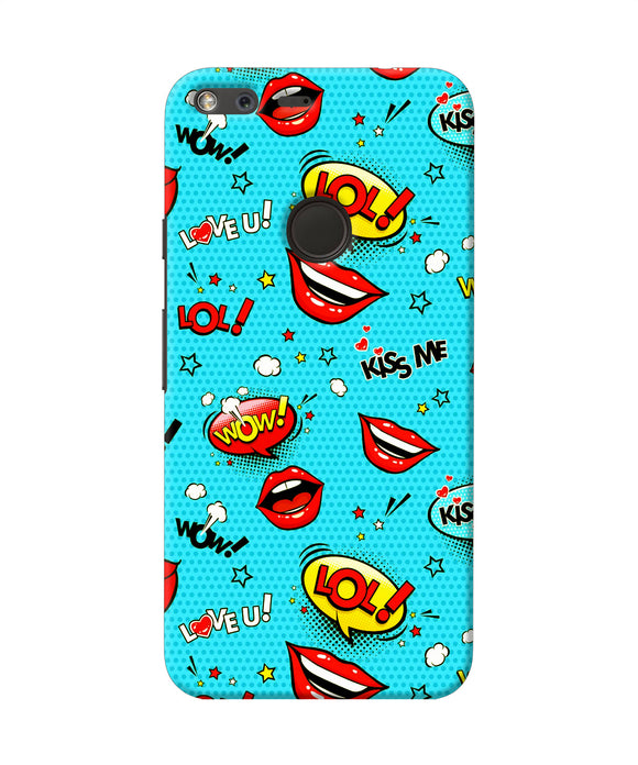 Lol Lips Print Google Pixel Xl Back Cover