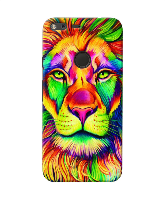 Lion Color Poster Google Pixel Xl Back Cover