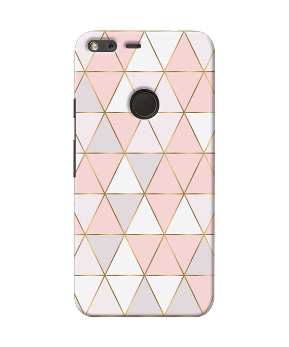 Abstract Pink Triangle Pattern Google Pixel Xl Back Cover