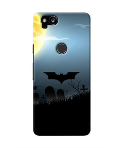 Batman Scary cemetry Google Pixel 2 Real 4D Back Cover